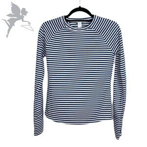 NWT OISELLE Big Stripe Baselayer Tee